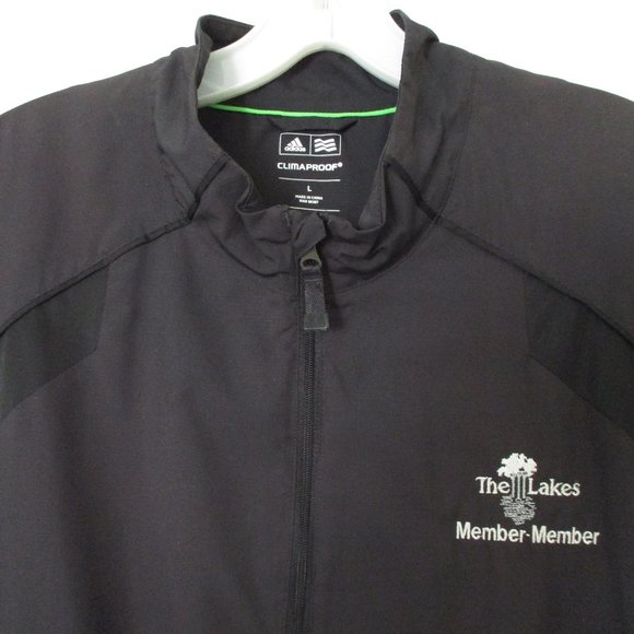 adidas ClimaProof Mens The Lakes Palm Desert 1/4 Zip Golf Windbreaker Vest - L - Picture 3 of 4